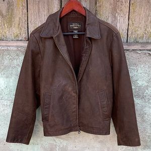 BANANA REPUBLIC Leather Jacket XS Vintage